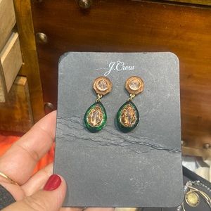 J. Crew festive earrings